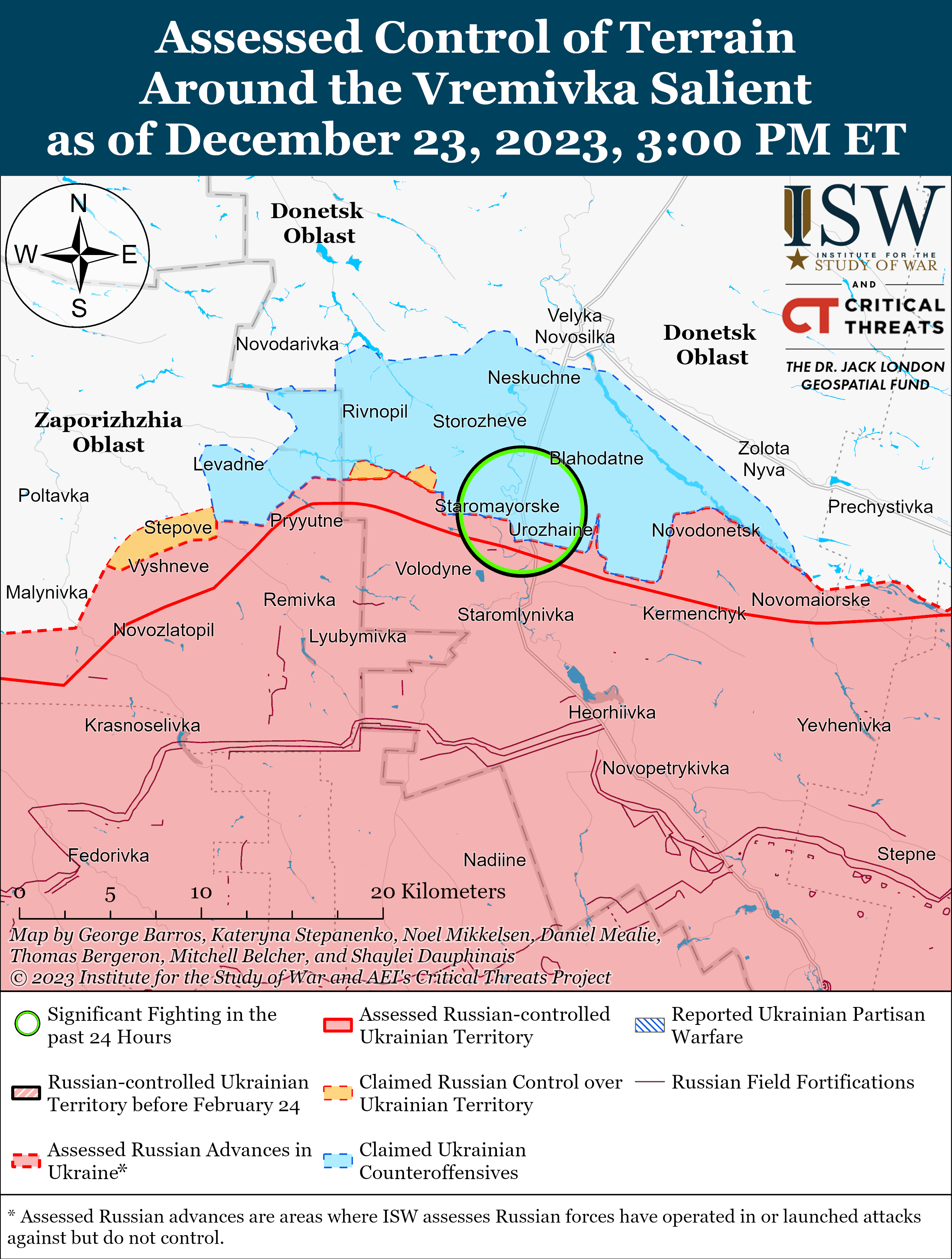 Russian Offensive Campaign Assessment, December 23, 2023 | Institute ...